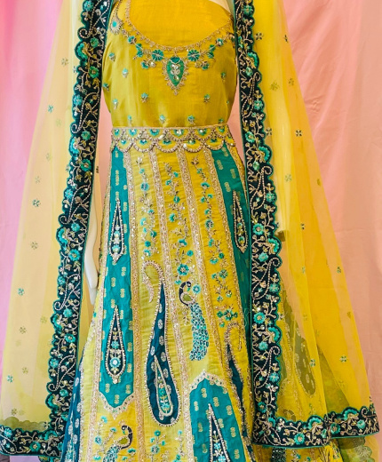 Unstitched Lehangas-CM58950